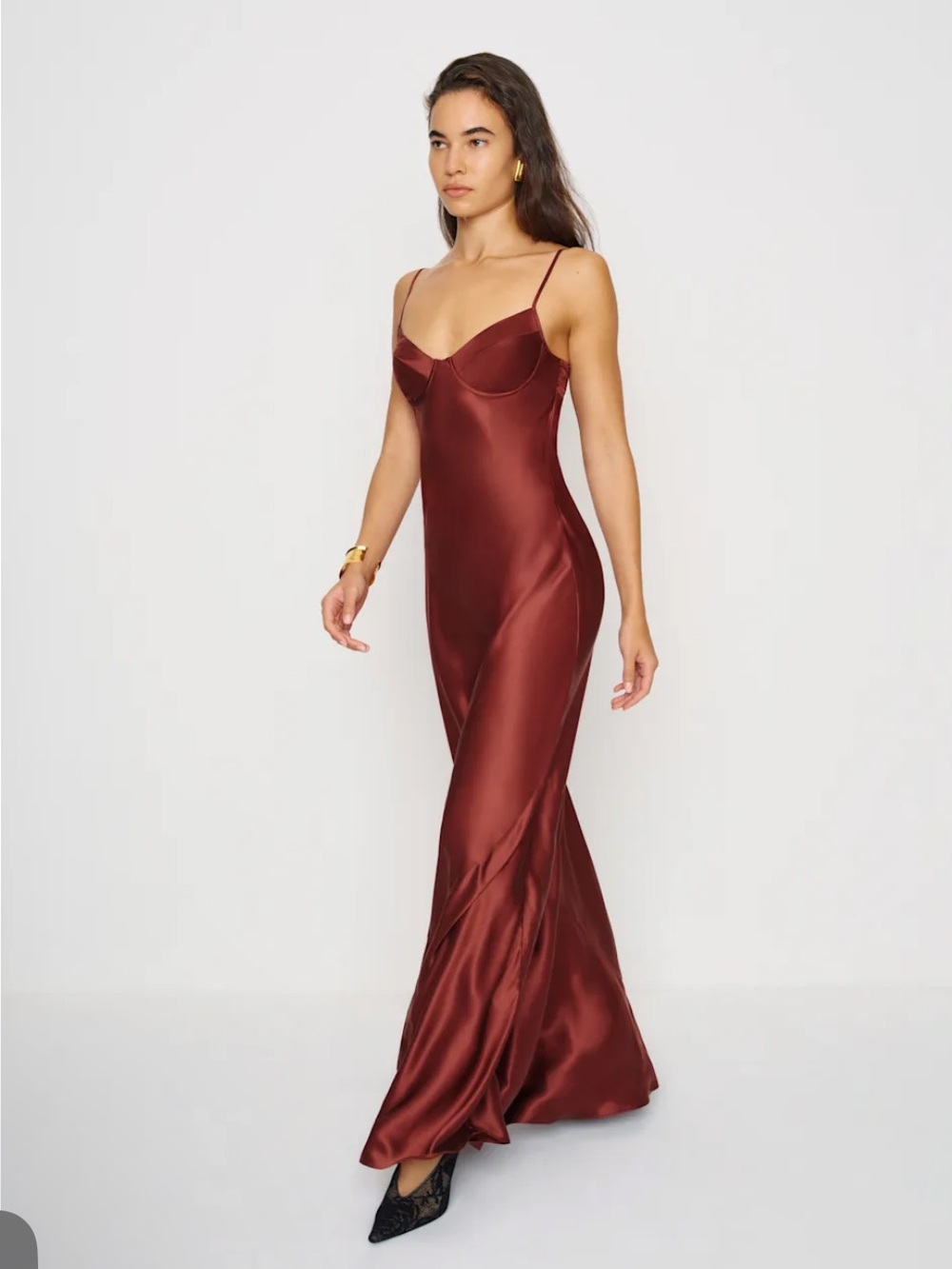 Reformation Neva silk dress